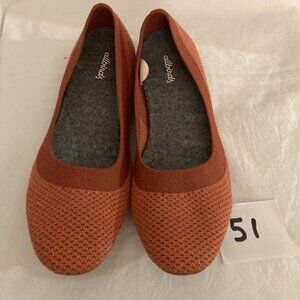 Allbirds Red Ballet Flats 9